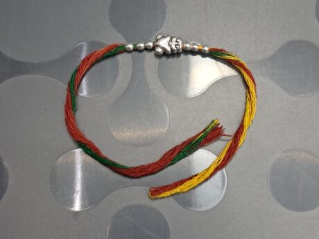 925 Silver Enchanting Bead Rakhi